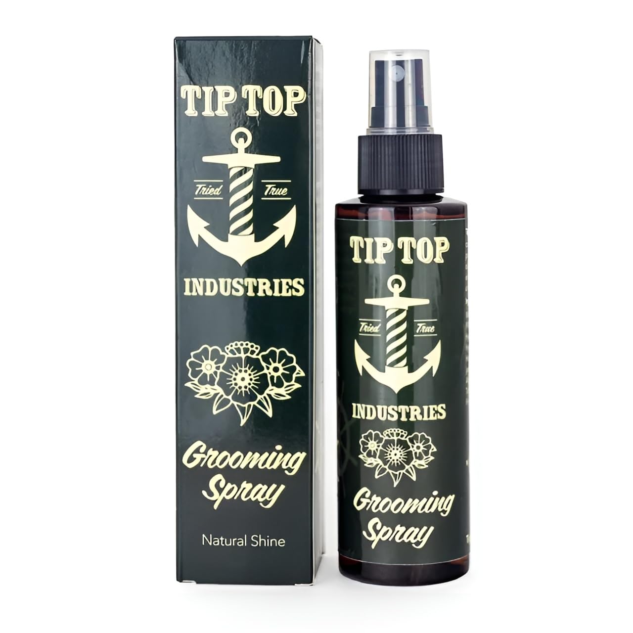 Tip Top Grooming Spray - Medium Hold, Light Weight Non-AerosolHair Spray - Light Vanilla Scent, Keeps Your Hairstyle Locked In - 5 Fl Oz