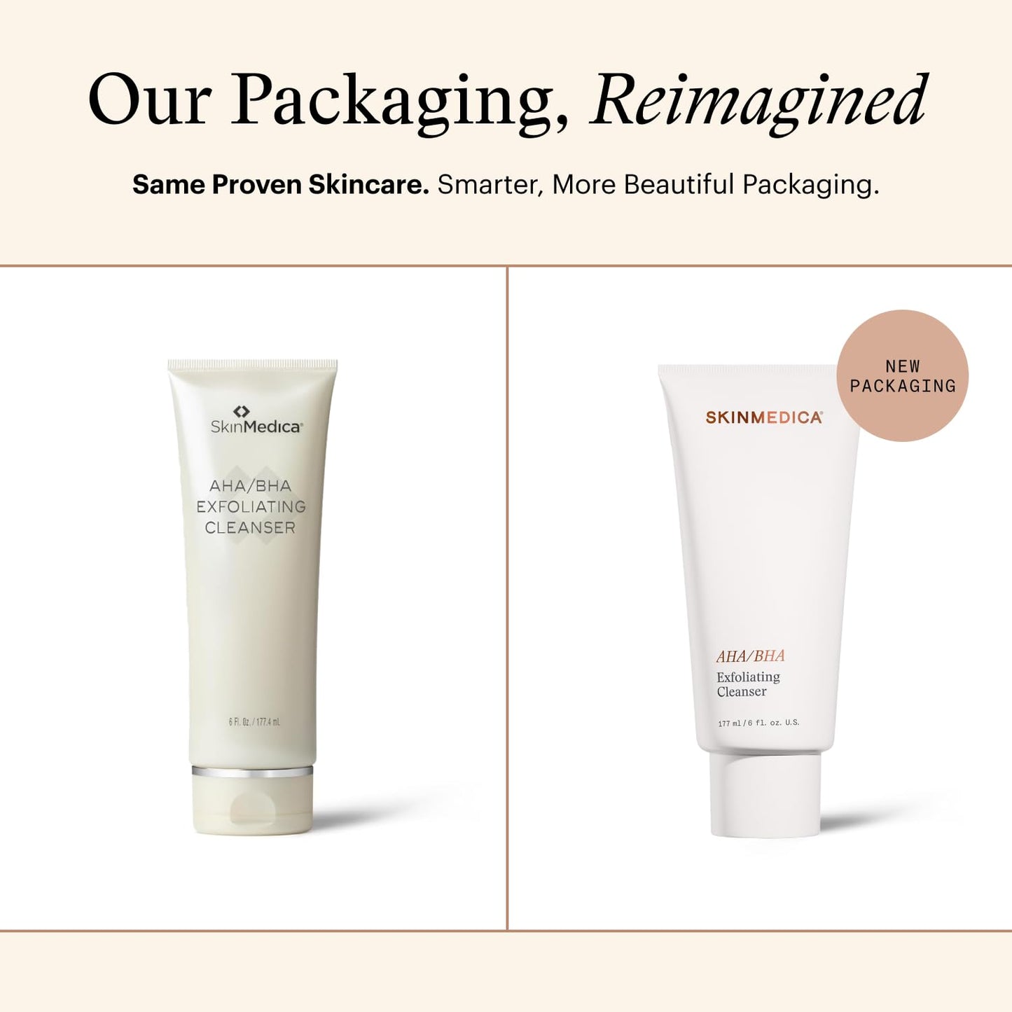 SkinMedica AHA/BHA Exfoliating Face Wash (NEW PACKAGING),Gentle Facial Exfoliating Scrub with Jojoba Oil for Smoother, Radiant Skin - Helps Improve Beauty and Personal Care SkinMedica