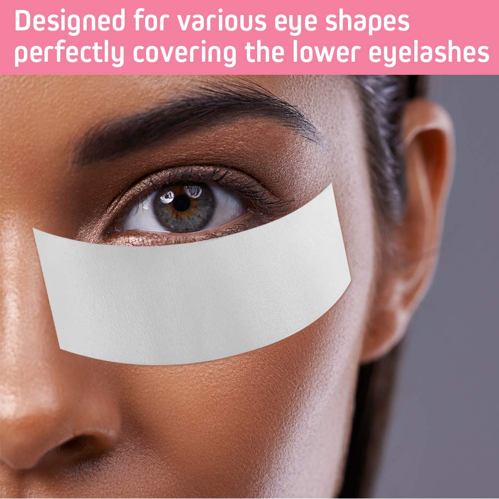 Foam Eye Pads for Eyelash Extensions - Akissos 125 PCS Pre Cut Medical Foam Tape Under Eye Pads Lash Extension Supplies Beauty Tools Lint Free