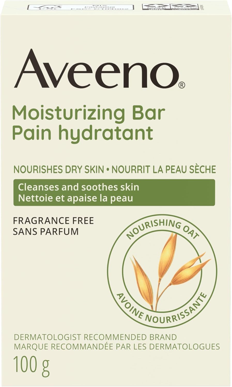 Johnson & Johnson 3623 Aveeno Moisturizing Bar, Fragrance Free, Pack of 24 Beauty & Personal Care Johnson & Johnson