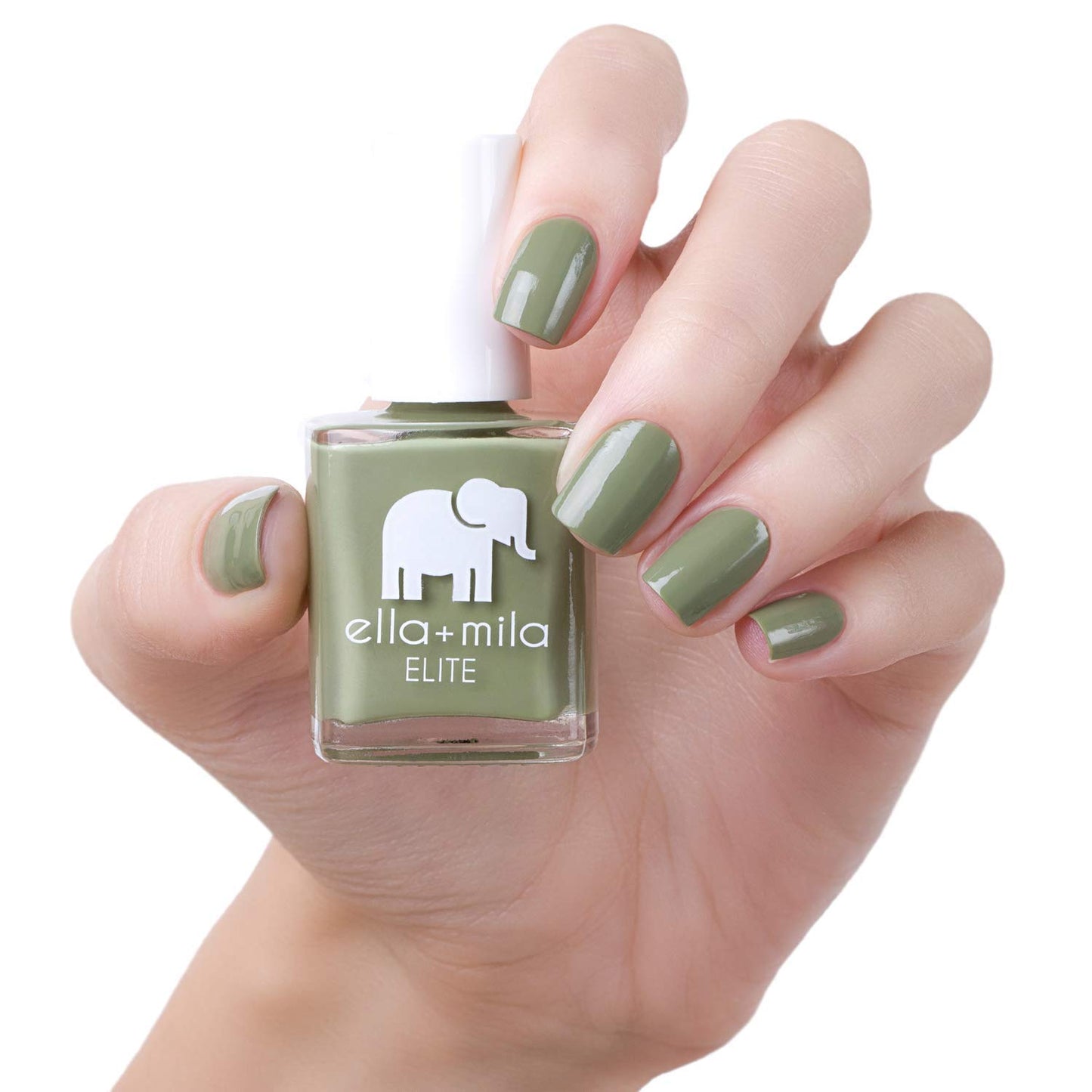 ella+mila Professional, Quick Dry, Long-Lasting & Chip-Resistant Green Nail Polishes (Paradise Isle - 0.45 fl oz) Beauty & Personal Care ella+mila