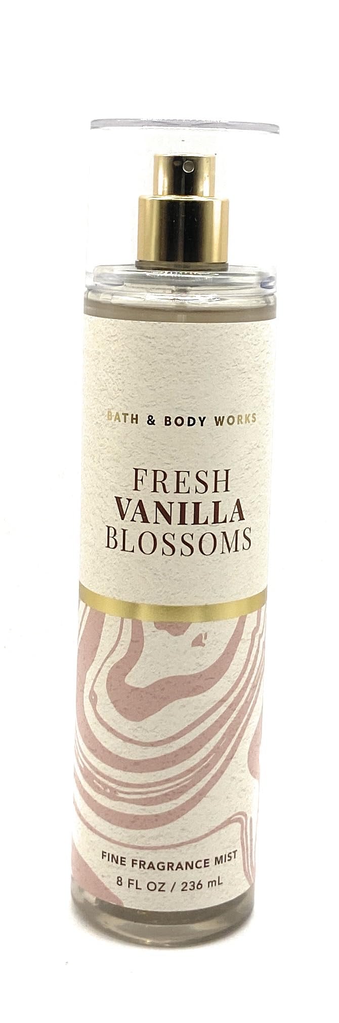 Bath and Body Works Fresh Vanilla Blossoms Fine Fragrance Mist 8 Fluid Ounce Body Spray (2023 Limited Edition)