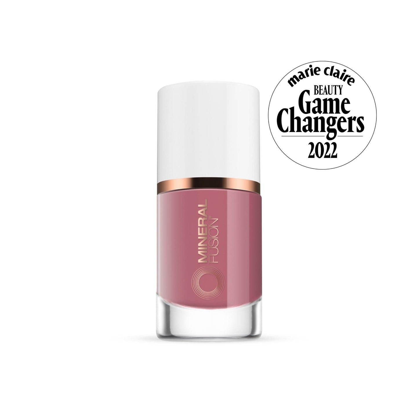 Mineral Fusion Nail Polish, Mauve Rose Pink, Flirtini Flirtini 0.33 Fl Oz (Pack of 1)