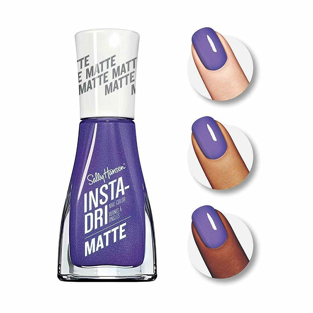 Sally Hansen Insta Dri Matte Metallics, Violet Velvet, 0.31 Fl Oz (Pack of 1) Beauty & Personal Care Sally Hansen