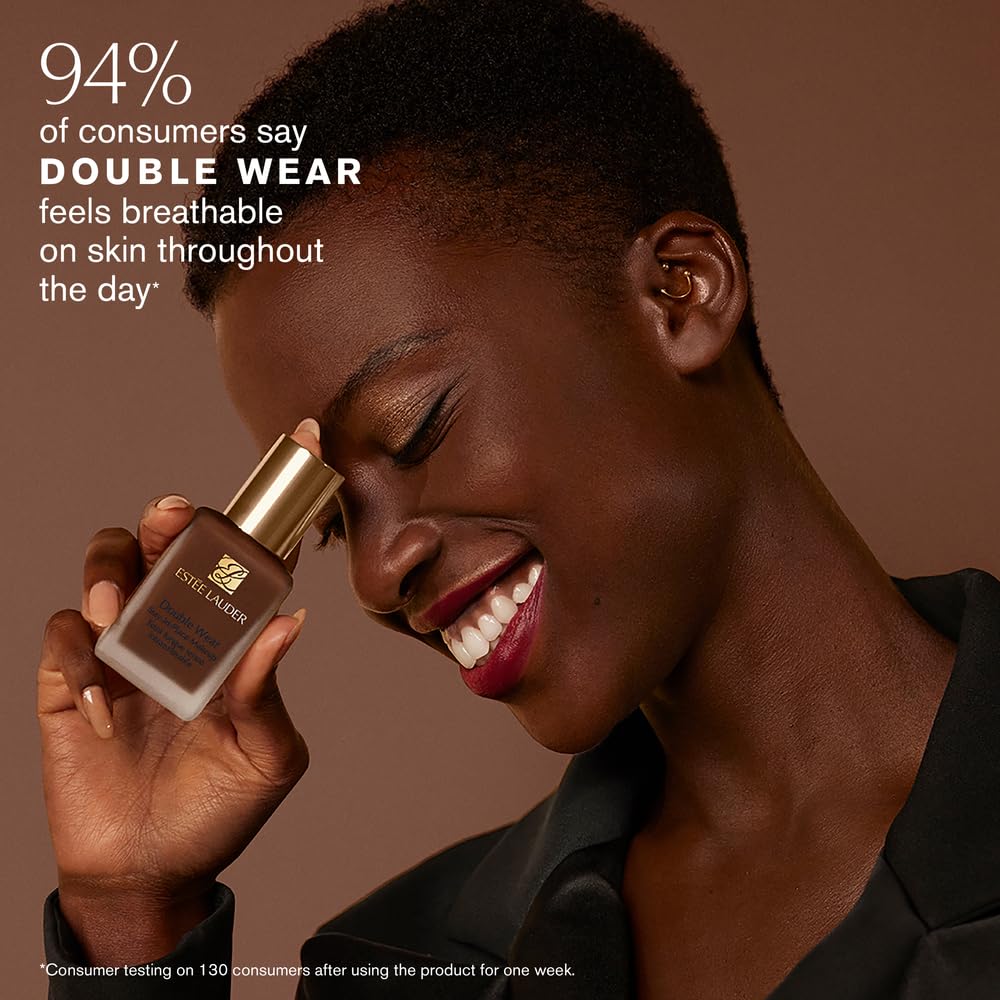 Estée Lauder Double Wear Stay-in-Place 24-Hour Long-Wear Matte Foundation Makeup, 1 Fl Oz, 8N1 Espresso