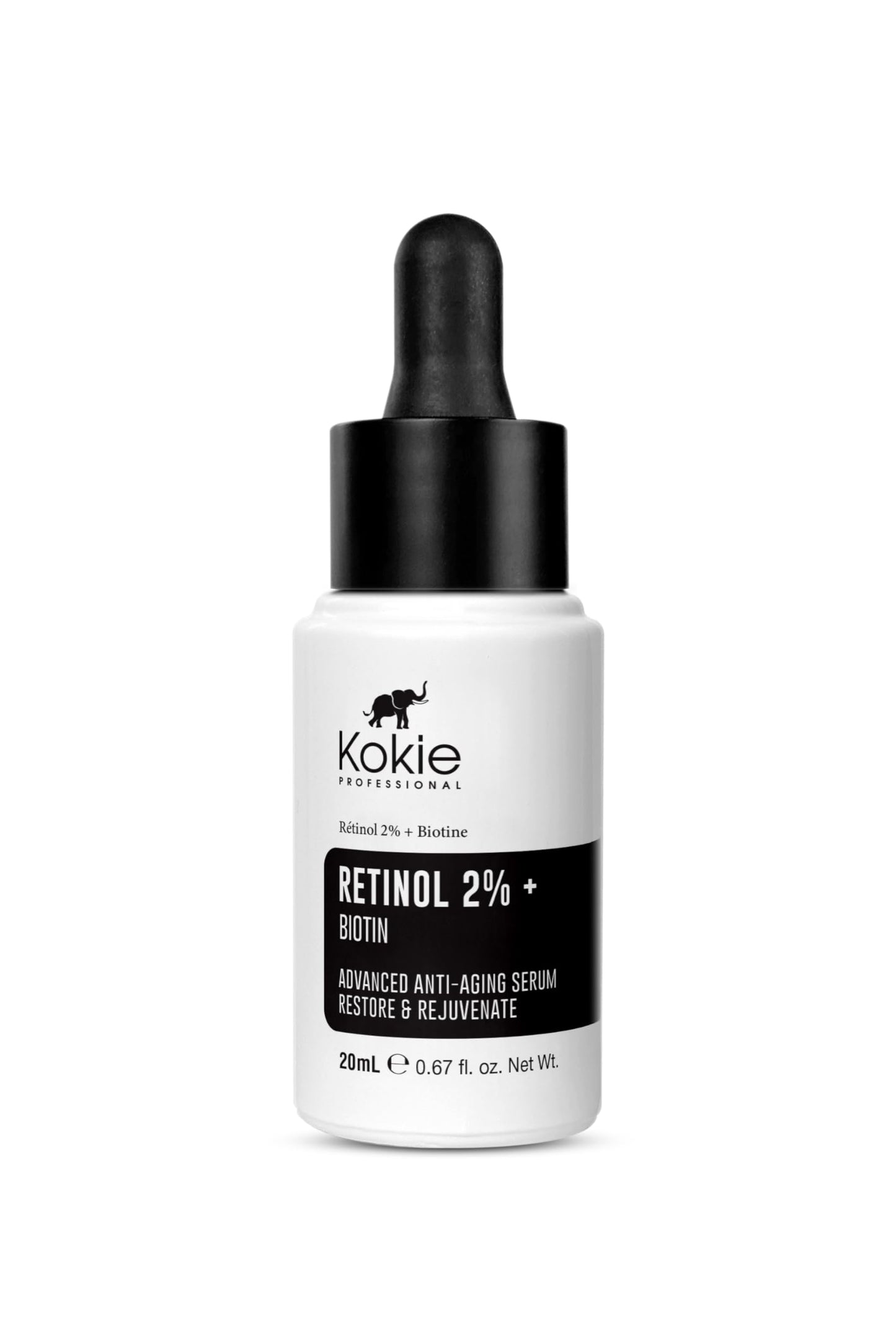 Kokie Retinol 2% + Biotin Serum