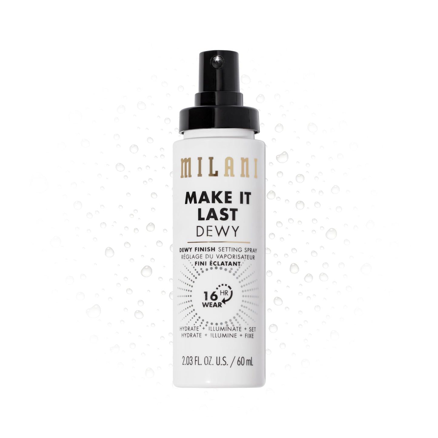 Milani Setting Spray + Primer, Make It Last Dewy - Dewy Finish Moisturizing Formula for Glow on the Go, Setting Spray for Makeup and Face Primer
