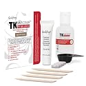 Godefroy Hair Color TK 4 Application and 1 oz Coloring Stain Remover Combo, Complete Coverage of Gray Hair Roots, Salon Quality Results - Light Ash