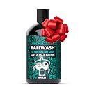 Ballsy Give-A-Sack Charcoal Body Wash for Men - 16 Oz with Pump, Mint & Mandarin - Moisturizing Men's Bodywash with Coconut Oil