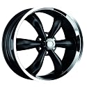 Vision 142 LEGEND 6 Gloss Black Machined Lip 22X9.5
