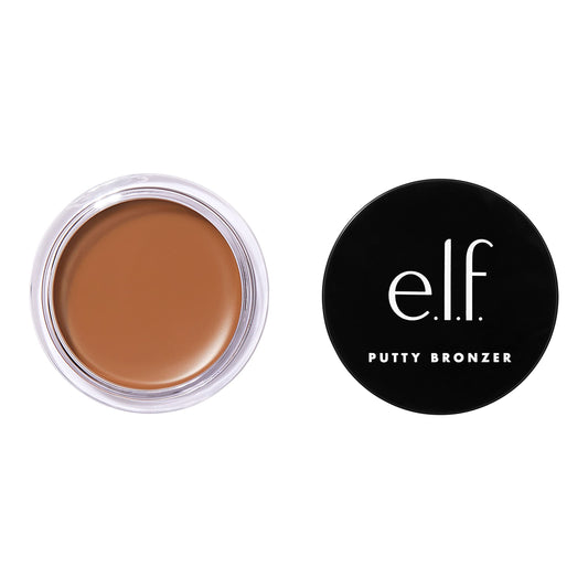 e.l.f. Putty Bronzer, Creamy & Highly Pigmented Formula, Creates a Long-Lasting Bronzed Glow, Infused with Argan Oil & Vitamin E, Golden Daze, 0.35 Oz Beauty & Personal Care e.l.f.