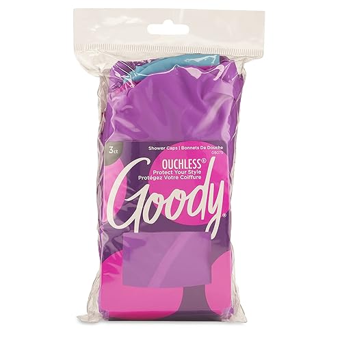 Goody Styling Essentials Shower Cap, 3 Count - Protect Your Hairstyle While Remaining Comfortable - Made With Durable And Waterproof Materials - Hair