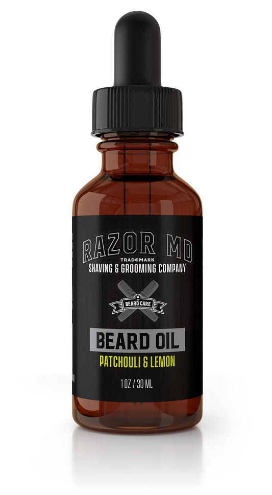 Razor MD Natural Beard Oil for Men With Lightweight Non-Greasy Absorbing Cruelty-Free Formula, Mens Shaving Oil Suitable For All Hair Types, Patchouli Beauty and Personal Care Razor MD
