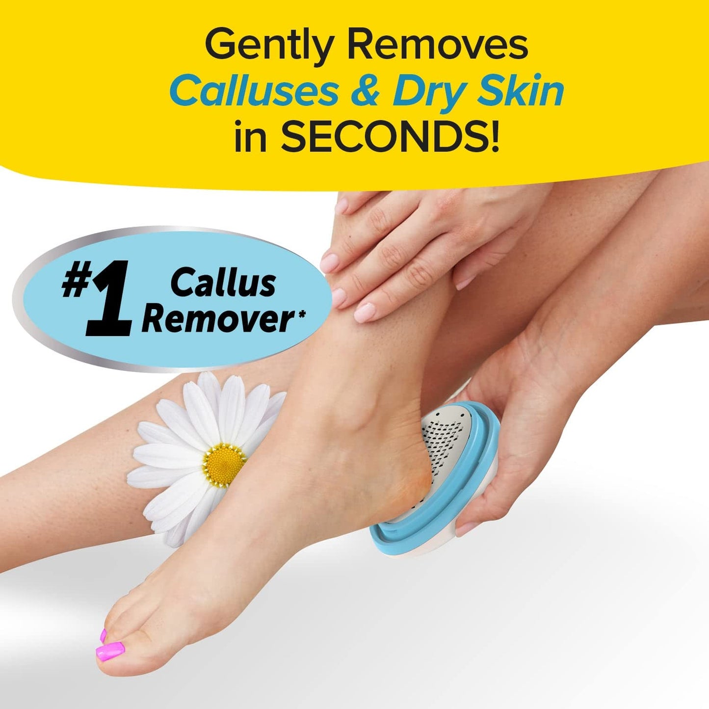 PedEgg Foot File, Painless Callus Remover, Mess-Free, As Seen on TV Beauty and Personal Care Ped Egg