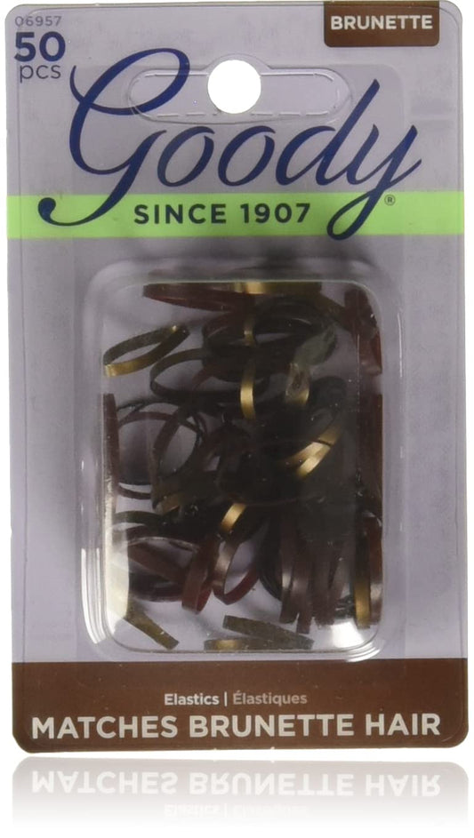 Goody WoMens Ouchless Latex Elastics, Brunette, 50 Count Beauty & Personal Care GOODY