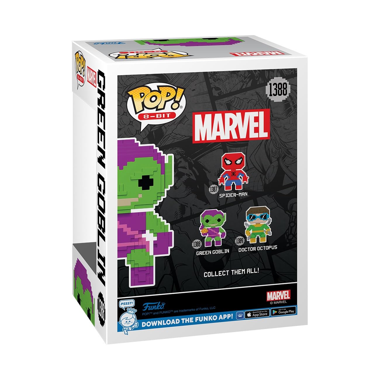 Funko Pop! Marvel: 8-Bit - Green Goblin - Marvel Comics - Collectible Vinyl Figure