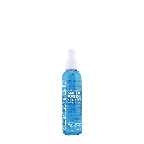 Cinema Secrets Original Blue Vanilla Makeup Brush Cleaner Spray - Professional Cleanser for Makeup Brushes - Quick-Drying, Rinse-Free Formula