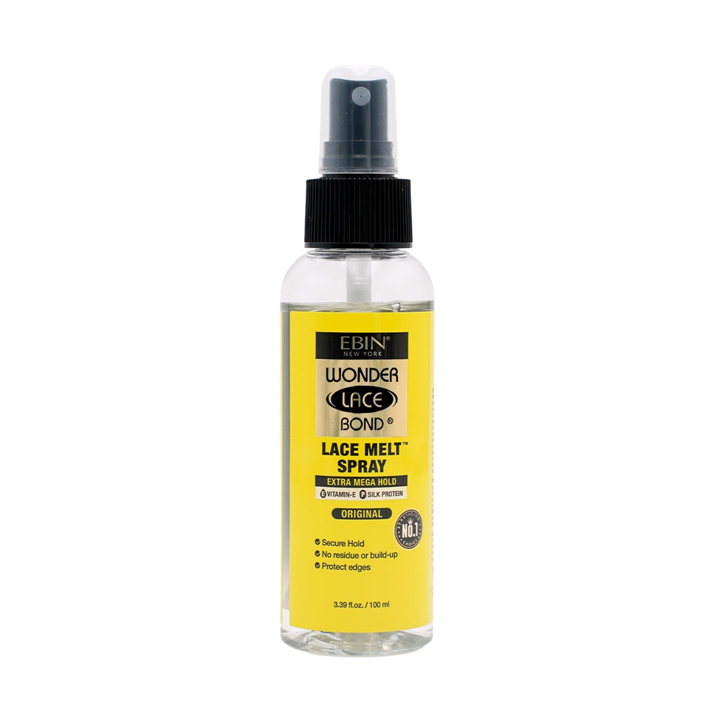 Wonder Lace Bond Melt Spray 3.39 Fl Oz / 100 ml - Extra Mega Hold (Original) | Flawless,Natural, and Sea mleass finish, No Reside, Long Lasting