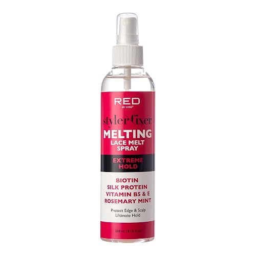 Kiss Lace Melting and Holding Spray - Strong Hair Adhesive for Wigs, Glueless Front Lace Bond (Extreme Hold)