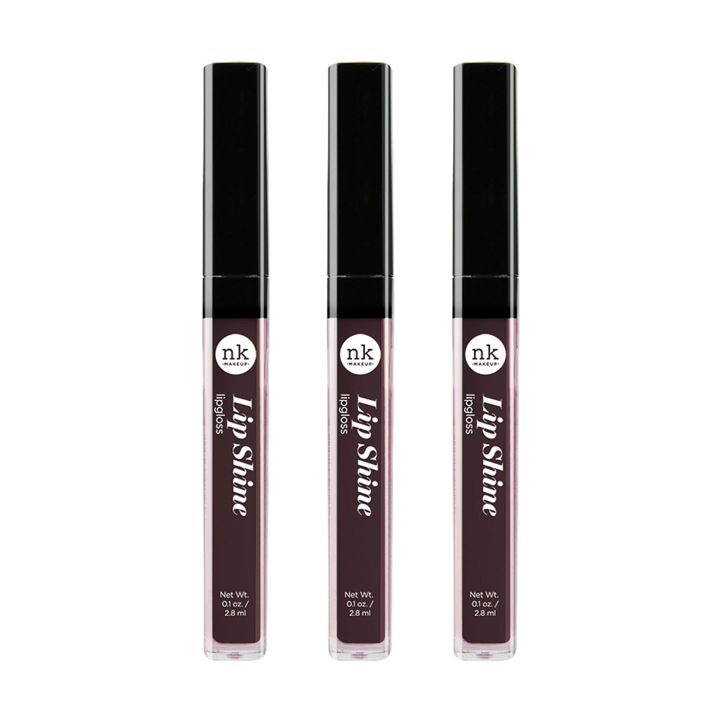 NICKA K NEW YORK Lipshine, Cosmetics, vibrant colors, bright colors, shining lips, lip shine, long lasting (AMZ268)