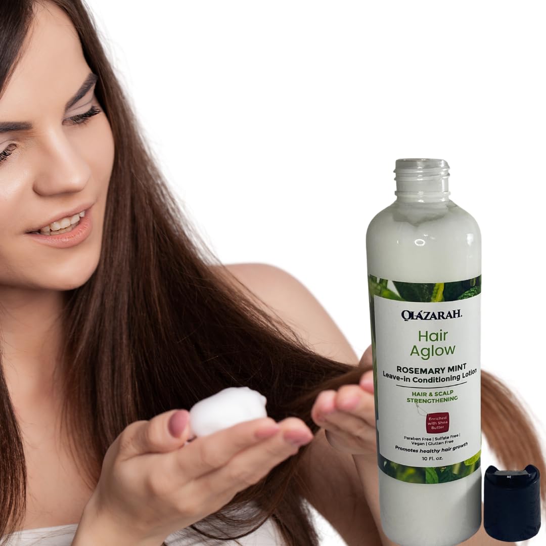 Rosemary & Mint Hair & Scalp Bundle | Strengthening Shampoo, Conditioner, Leave-In Conditioner, Leave-In Mist Spray, Oil Serum & Styling Gellie