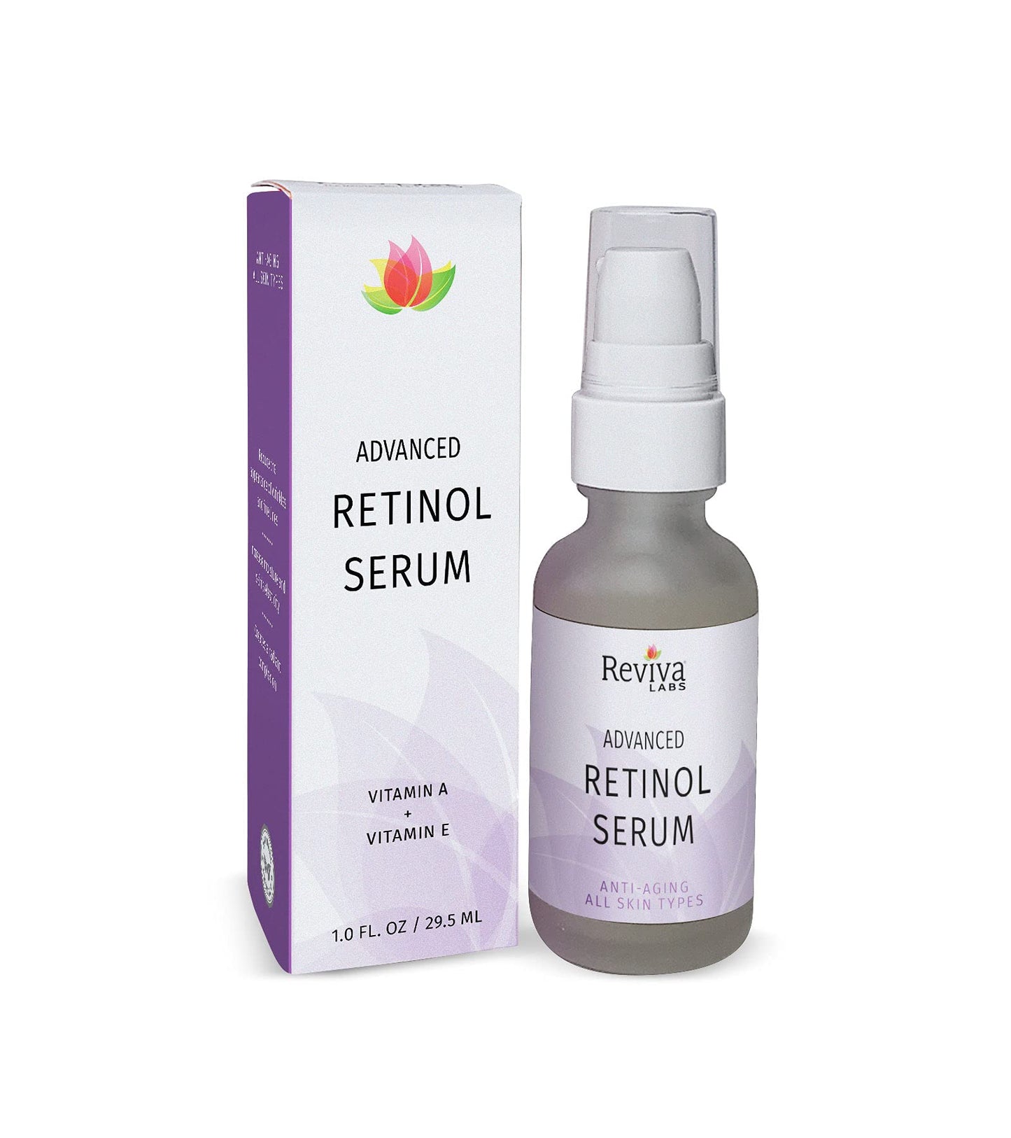 Advanced Retinol Serum | Reviva Labs | Featuring 0.1% Retinol | This anti-aging serum helps reduce the appearance of fine lines and wrinkles