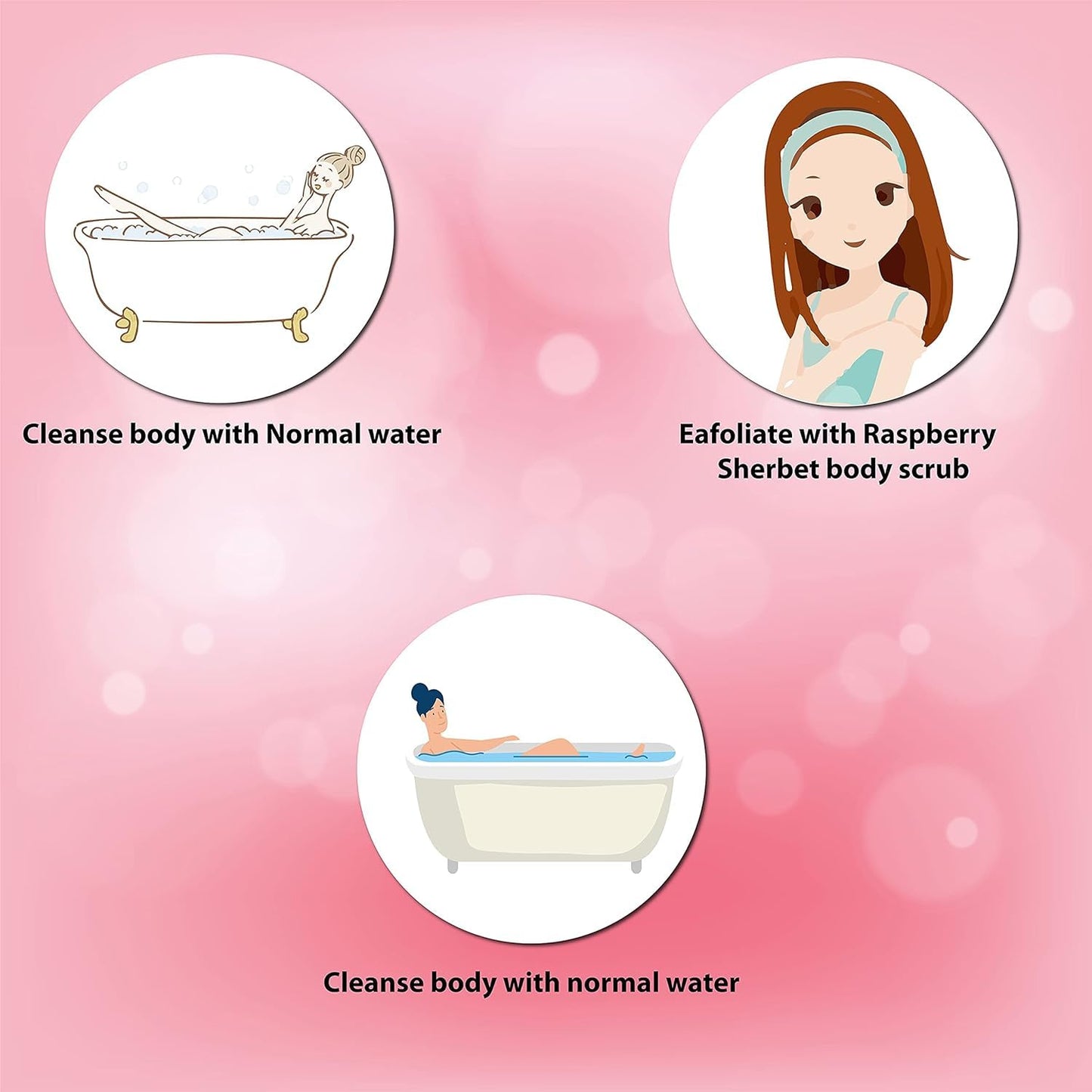 SCENTIO RASPBERRY PORE MINIMIZING SHERBET SCRUB 350 ML.