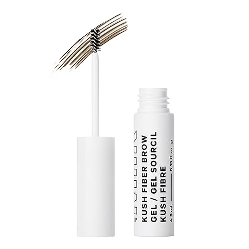Milk Makeup KUSH Fiber Brow Gel - Tinted Gel Fluffs, Fills + Holds Eyebrows for a Fuller, Natural Look - Conditioning, Vegan Formula - Herb (Medium
