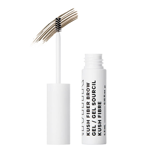 Milk Makeup KUSH Fiber Brow Gel - Tinted Gel Fluffs, Fills + Holds Eyebrows for a Fuller, Natural Look - Conditioning, Vegan Formula - Herb (Medium