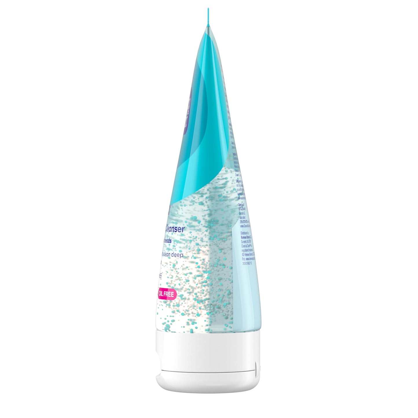 Clean & Clear Deep Action Exfoliating Facial Cleanser, Scrub & Face Wash, Pro-Vitamin B5, Lactic & Glycolic Acids, Oil-Free Gentle Daily Exfoliator