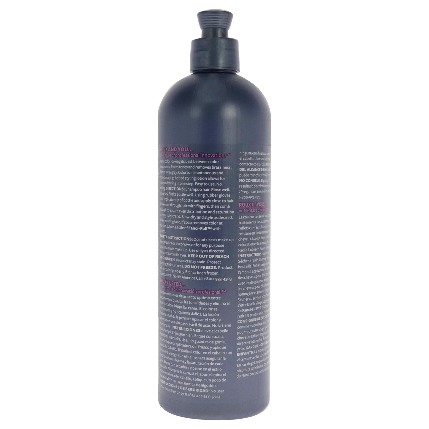 Roux Fanci-Full Rinse Instant Hair Color - 12 Black Radiance Hair Color Unisex 15.2 oz