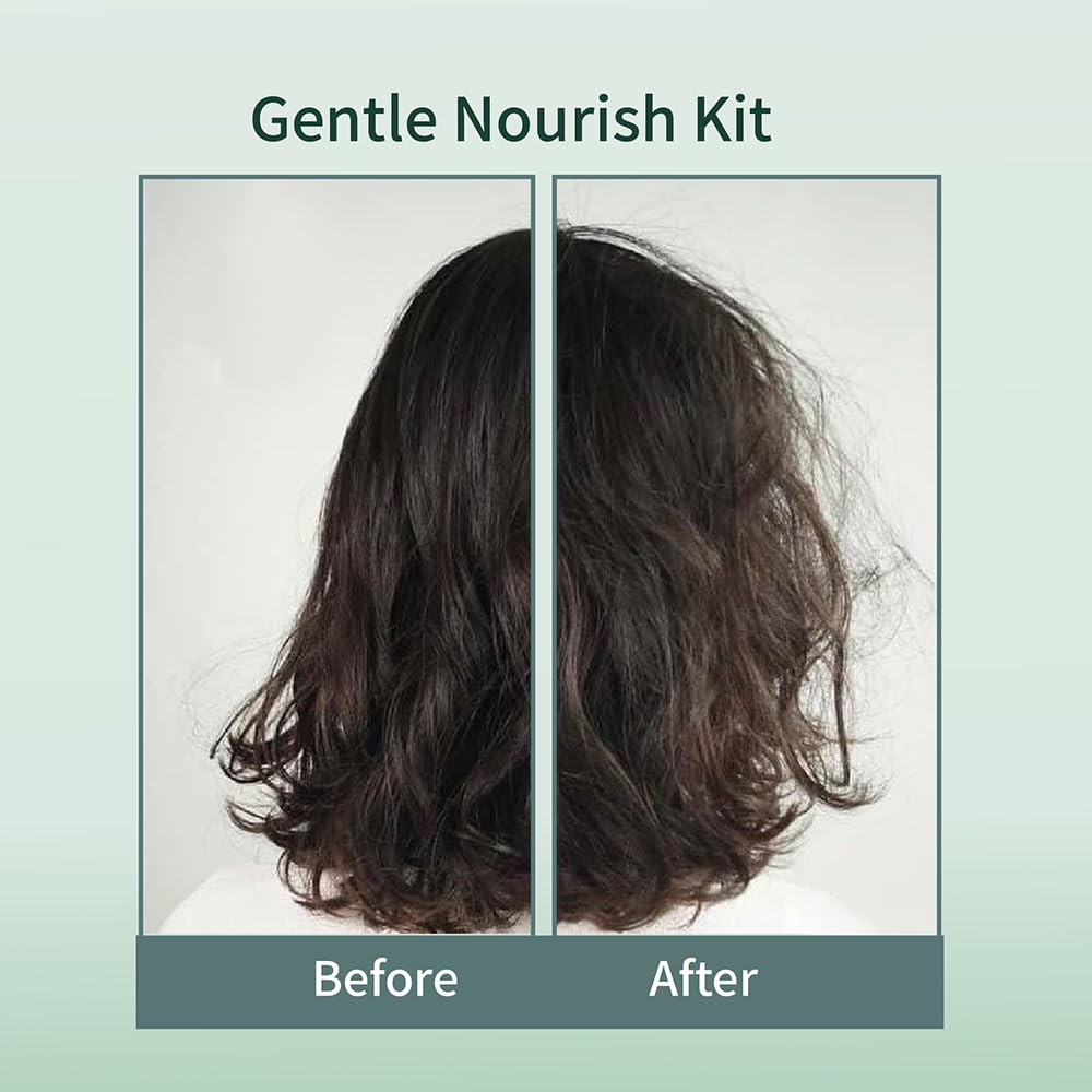 SH-RD Gentle Nourish Kit for Travel & Trial | Sulfate-Free Shampoo, Conditioner, Protein Cream, Shine Serum | Daily Hair Care Routine Set in Hotel Beauty & Personal Care SH-RD