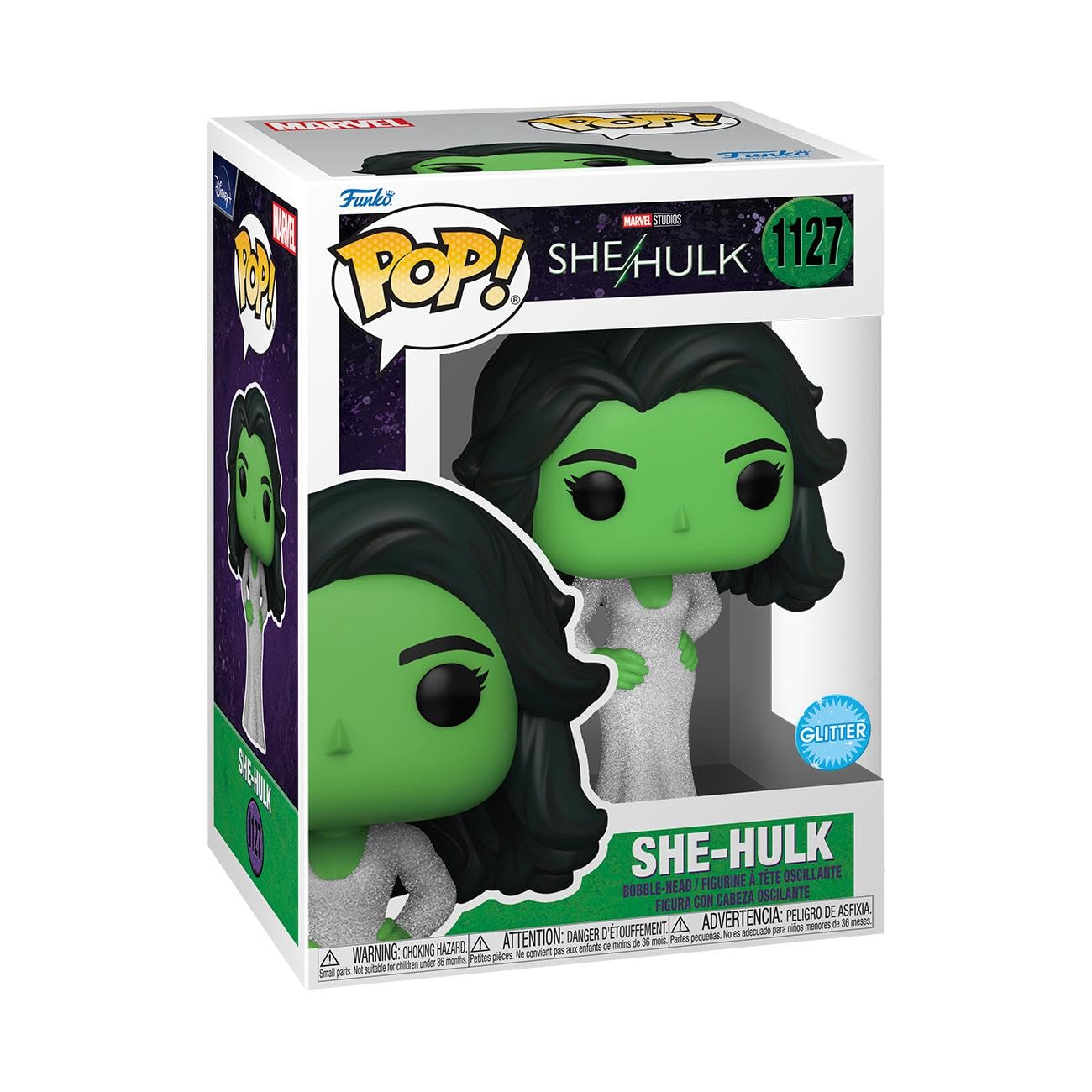 Funko Pop! Marvel: She-Hulk - She-Hulk in Gala Dress with Glitter
