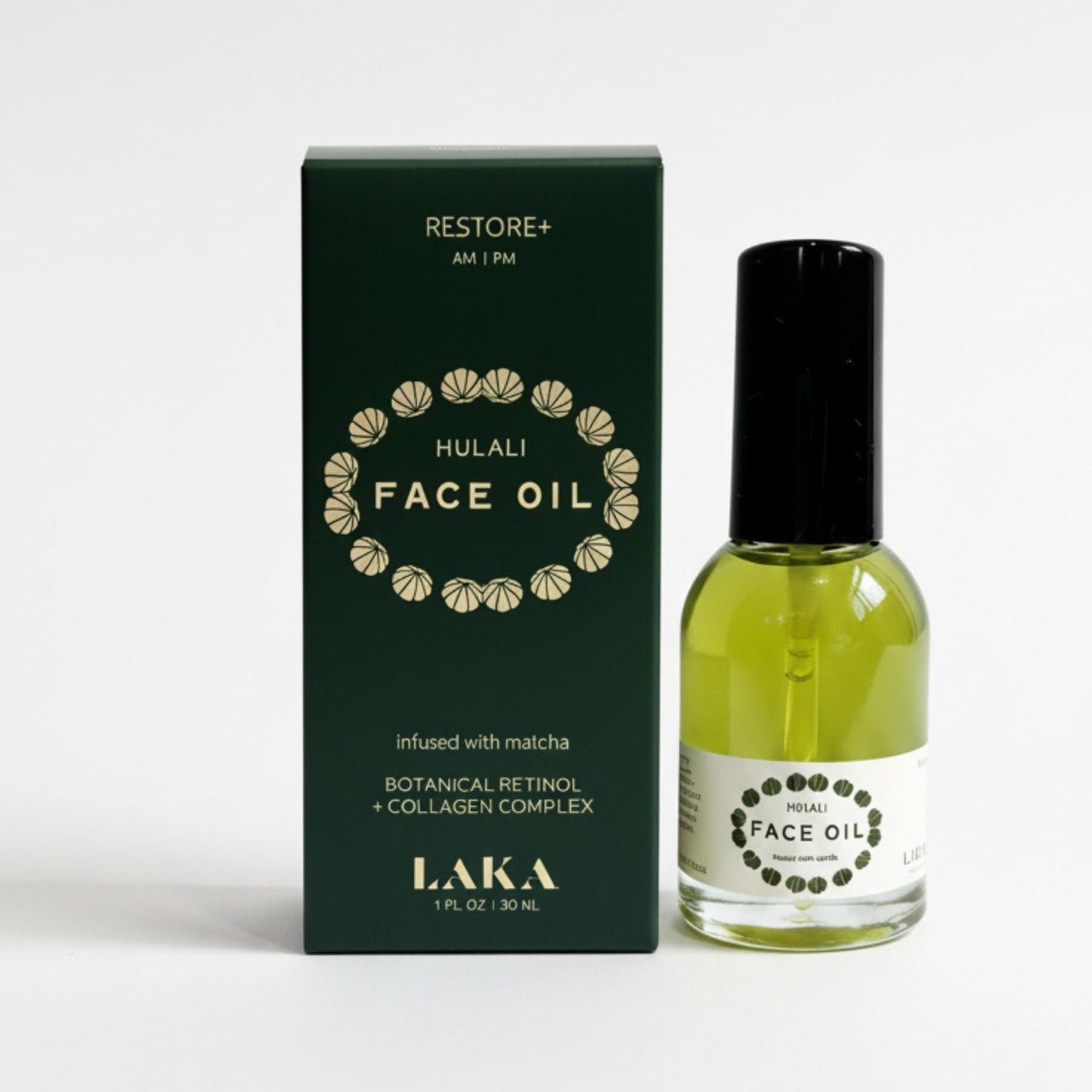 LAKA Hulali Botanical Hulali Facial Oil with Bakuchi, Blue Tansy & Matcha™ - Lightweight Face Oil Moisturizer for Daily AM & PM Skincare Beauty & Personal Care LAKA