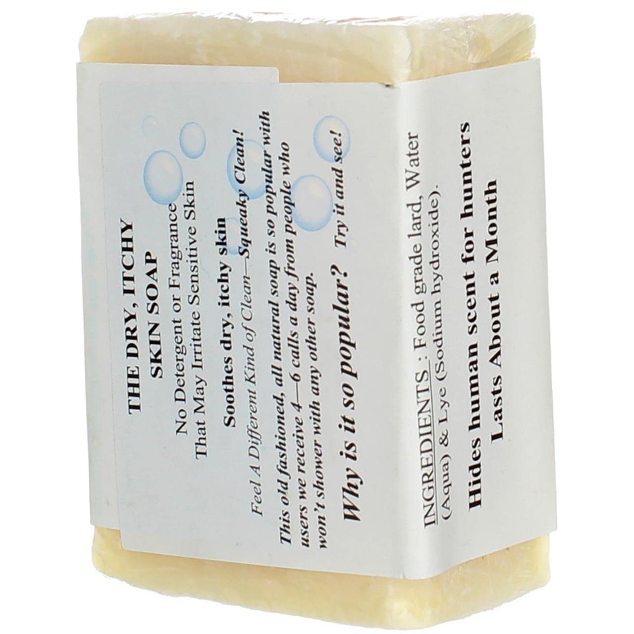 Grandma's Lye Soap/Set of Four BIG 6+ oz. Bars