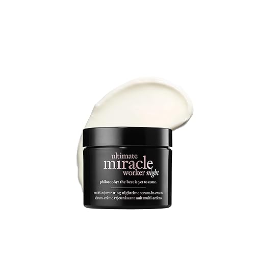 philosophy ultimate miracle worker multi-rejuvenating nighttime serum-in-cream face moisturizer - with retinol - targets all major signs of aging