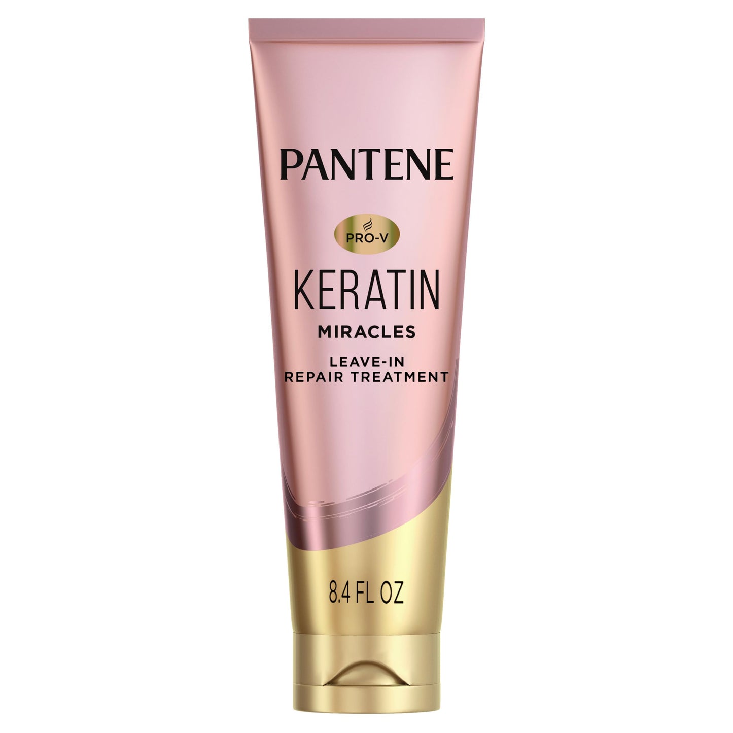 Pantene Keratin Leave-In Conditioner with Argan Oil, Protein Treatment for Dry, Damaged & Color-Treated Hair, Repairs Split Ends