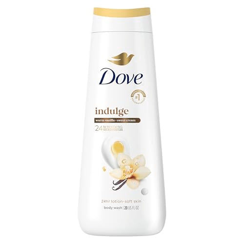 Dove Vanilla Body Wash for Deeply Moisturized & Hydrated Skin 20 FO