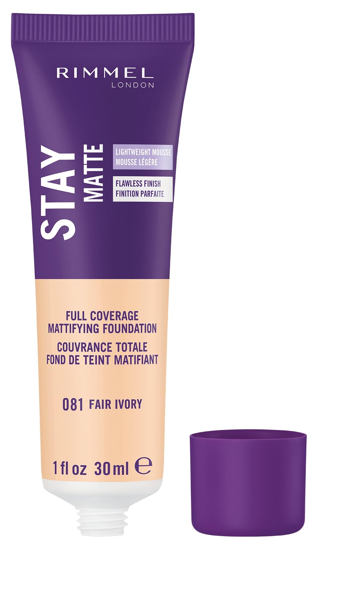 Rimmel, Stay Matte Foundation, Fair Ivory 2 Count (Pack of 1)(packaging may vary) Beauty and Personal Care Rimmel