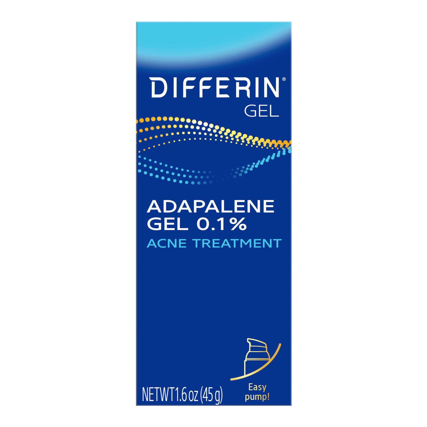 Differin Acne Treatment Gel, 90 Day Supply, Retinoid Treatment for Face with 0.1% Adapalene, Gentle Skin Care for Acne Prone Sensitive Skin, 45g Pump Beauty and Personal Care Differin Default Title