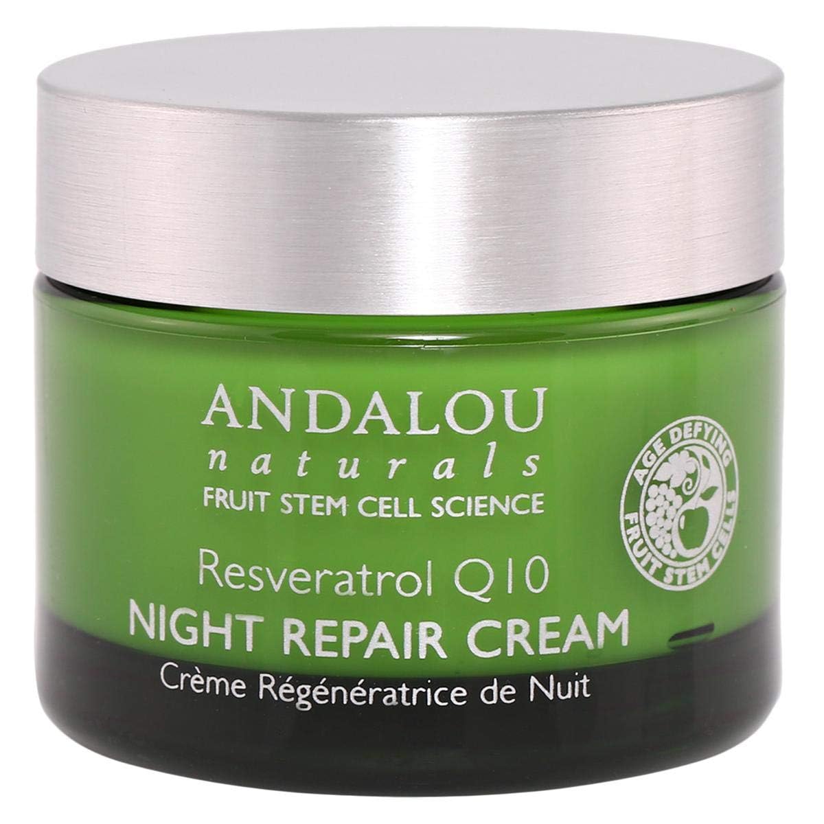 Andalou Naturals Night Repair CRM Resv Q10 1.7 Oz