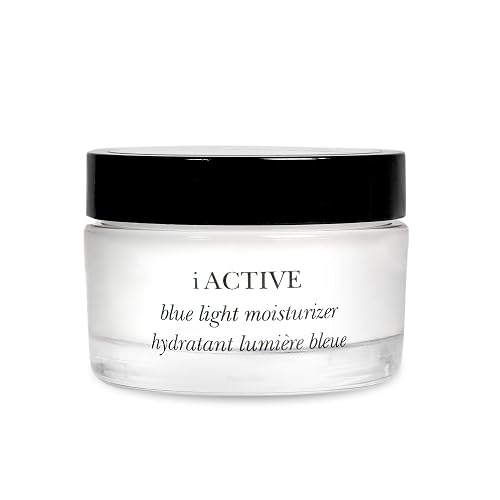 NOW BEAUTY iActive Blue Light Moisturizer - Hydration - Improves Skin Elasticity - Lightweight Moisturizer for Face - Vegan - Sulfate & Paraben Free