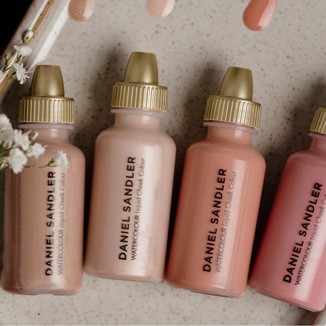 Daniel Sandler WATERCOLOUR LIQUID ILLUMINATOR 'ICING' 15ml - Liquid Shimmer Makeup, Highlighter - Oil-Free, Lightweight, Buildable & Long-Lasting