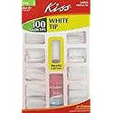 Kiss White Tip Puerto Rico Nails, 100 Count