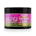 Blaq Luxury Sage & Lychee Hair Masque Treatment for Stronger, Healthier Hair - Biotin Infused, Promotes Growth & Moisture Retention, All Types, 10oz
