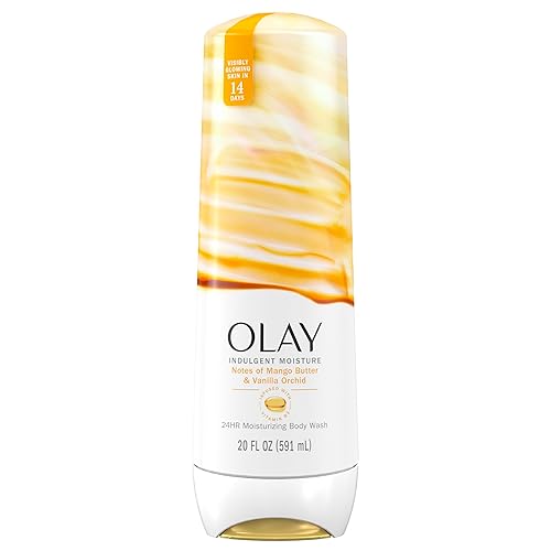 Olay Body Wash for Women, Indulgent Moisture, 24hr Moisturizing & Nourishing Formula, Infused with Vitamin B3 Complex, Luxurious Fragrances, Mango