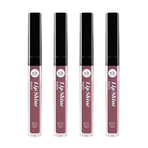 NICKA K NEW YORK Lip Shine, Cosmetics, vibrant colors, bright colors, shining lips, lip shine, long lasting (AMZ240)