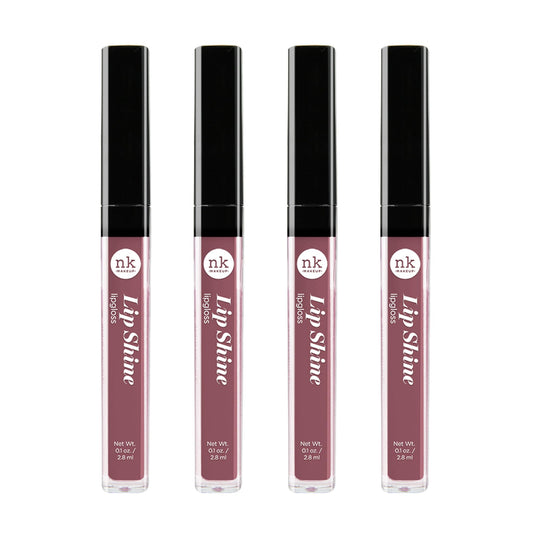 NICKA K NEW YORK Lip Shine, Cosmetics, vibrant colors, bright colors, shining lips, lip shine, long lasting (AMZ240) Beauty & Personal Care NICKA K NEW YORK