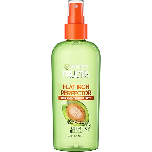 Garnier Fructis Style Flat Iron Perfector Straightening Mist, Sleek , 6 Fl Oz