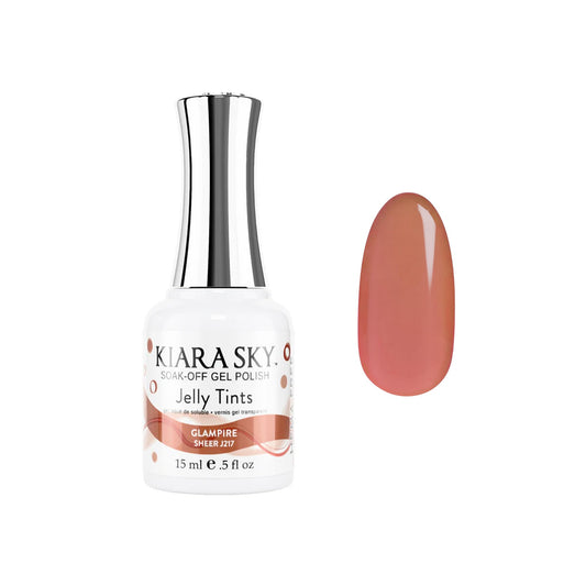 KIARA SKY Jelly Tints Soak Off Gel Polish 15ml, Glampire Beauty & Personal Care KIARA SKY